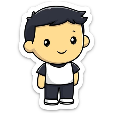 cool person avatar sticker