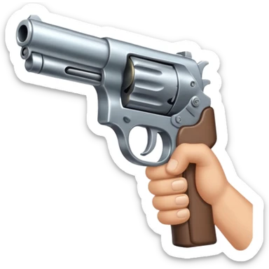 Gun to head sticker