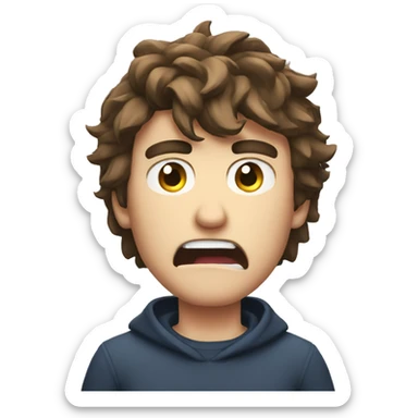 mr beast angry sticker