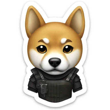 Shiba Inu assassin  sticker