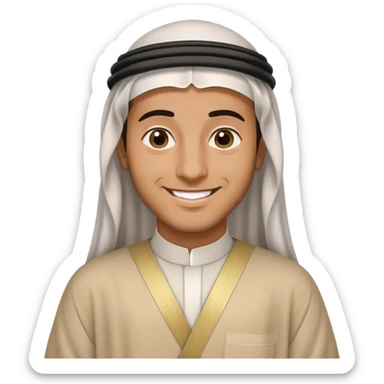 Saudi man sticker