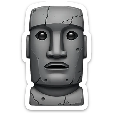 Moai Statues sticker