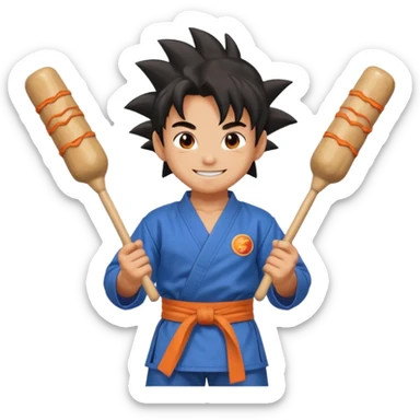 songoku drummer sticker