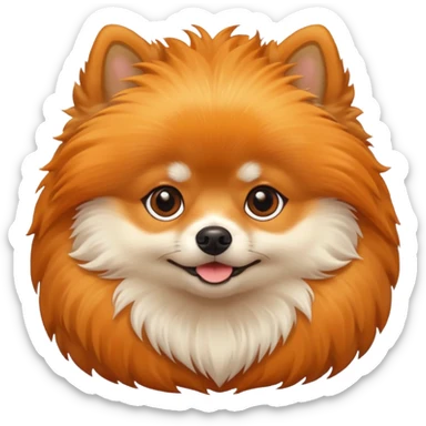 pomeranian sticker