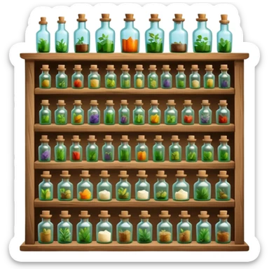 Apothecary medieval sticker