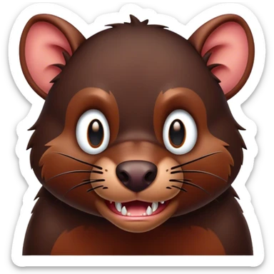 demonio de tasmania de los looney tunes sticker