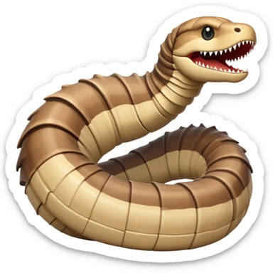 giant sandworm from Dune sticker
