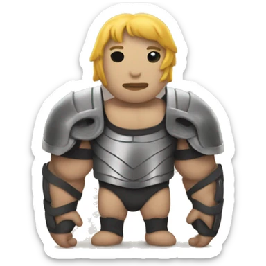 LA Knight wrestler  with a micro  sticker