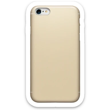 Beige iPhone sticker