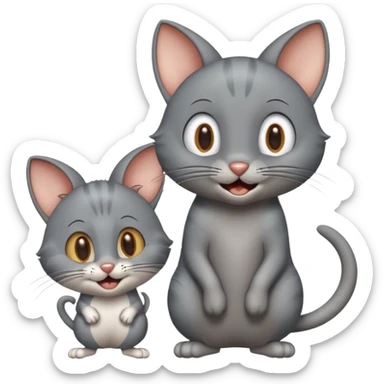 Tom and jerry sticker