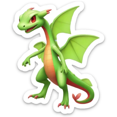 Full body shiny Flygon-grovyle sticker