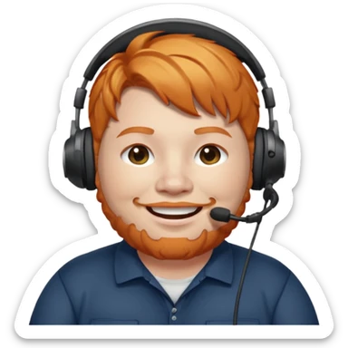 CaseOh, the fat ginger stramer sticker