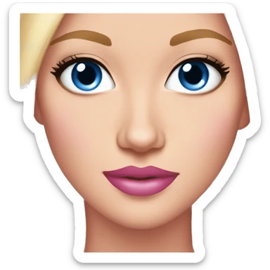 elle woods blue eyes sticker