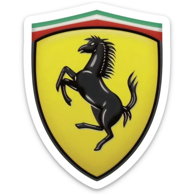 Ferrari logo sticker