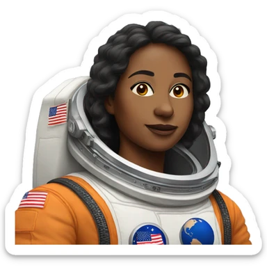 woman astronaut  sticker