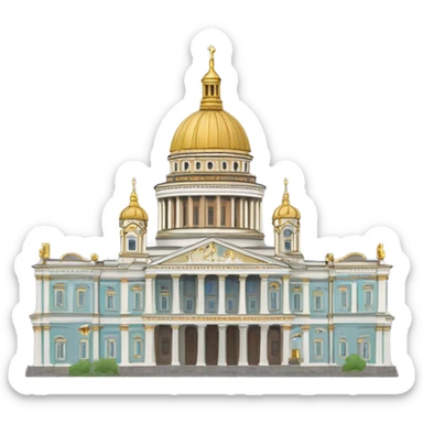 Saint-Petersburg heart  sticker