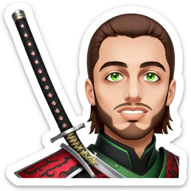 Katana Master sticker