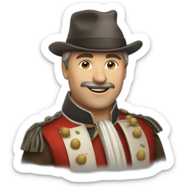 Polonais faisant la fête sticker