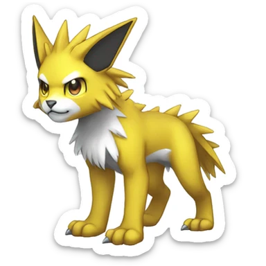 cute cool edgy shiny Digimon-Fakemon-animal full body sticker