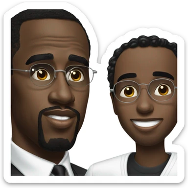 P Diddy with diddy oil sticker