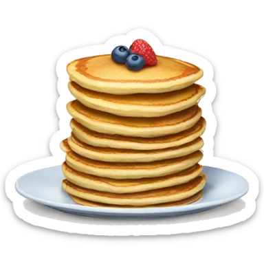 Pancake stack sticker