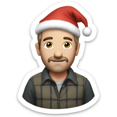 Patrick Mahoney merry Christmas sticker