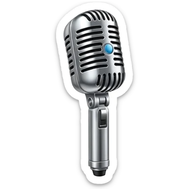 microphone drop sticker