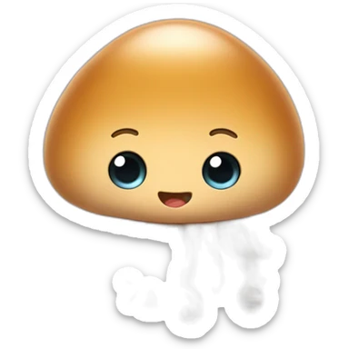 I am peanut butter jellyfish baby cute sticker