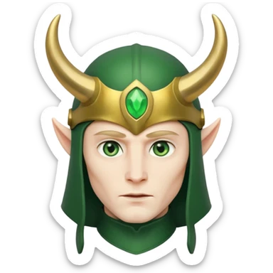 Norse god Loki  sticker