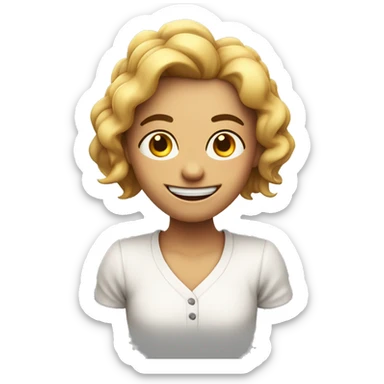 raposa filhote deitada, em 4 k, com um sorriso, com rabo  sticker