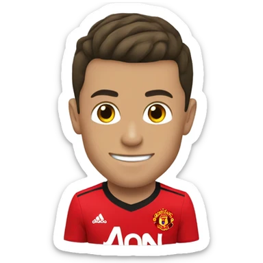 Cristiano Ronaldo Manchester United  sticker