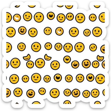 big sparkle emoji overlaid in front of a roll of fabric behind it sticker