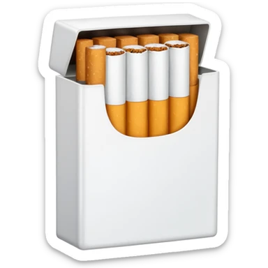 unopened pack of cigarettes, without any markings sticker