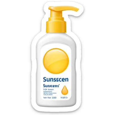 sunscreen sticker