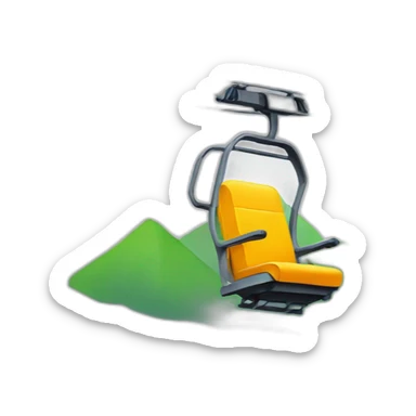 chairlift sticker