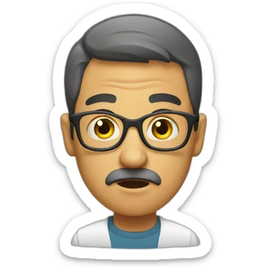 Miserable tutor sticker