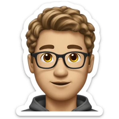 tufts male student sticker