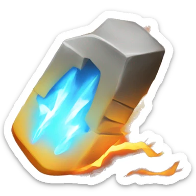 fire lightning fusion emoji sticker