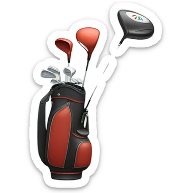 Golf bag sticker