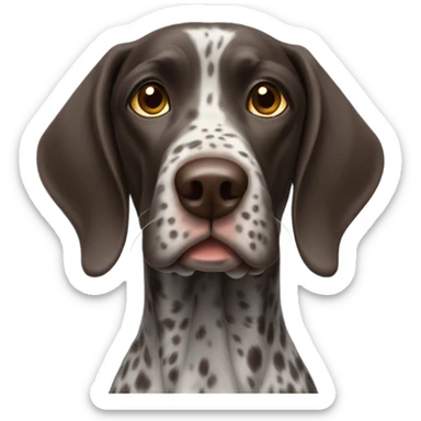 German short haired pointer dogs sticker