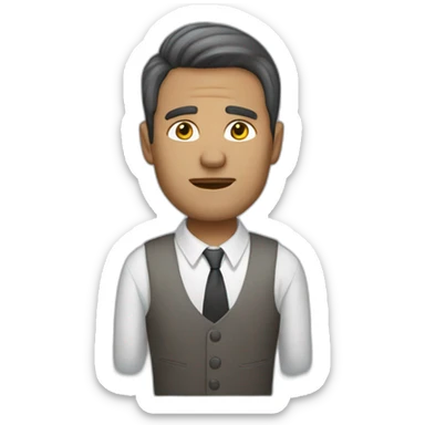 Man who wants to fire his client sticker