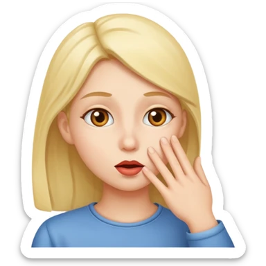 🫂+🤫 sticker