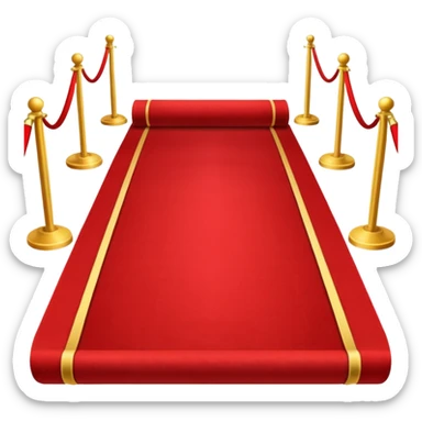 red carpet sticker