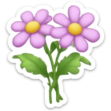 Flowers sticker