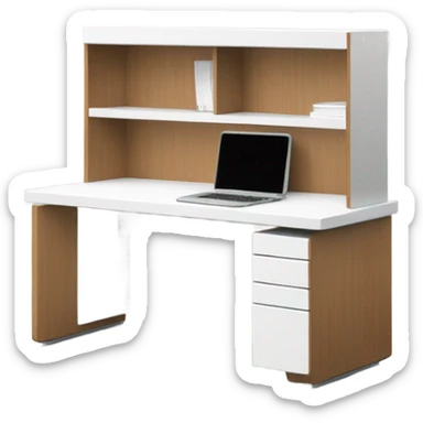 minimalist-clean-work-desk-with-white-wood-colorway-back-view sticker
