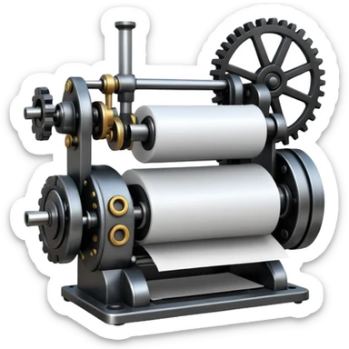 Printing Revolution + Industrial Machines sticker