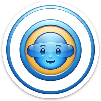 certified bagde blue  sticker