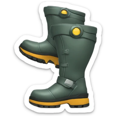 sci-fi Botas de Gravidade Zero roupa sticker