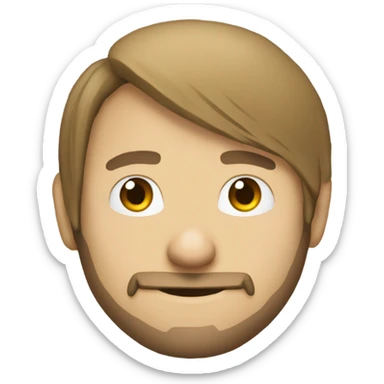 Create an emote-icon of Gronkh in Sonic style sticker