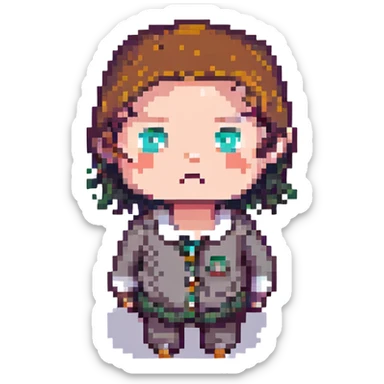 confused person sticker